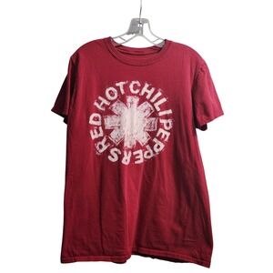 Red Hot Chili Peppers Kids T Shirt Large Graphic Print Cotton Medium